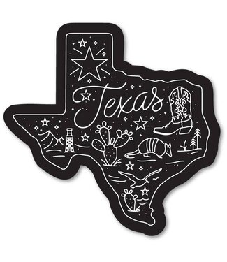 Made In Texas Co. Around Texas Decal