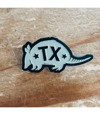 Made In Texas Co. Texas Armadillo Enamel Pin