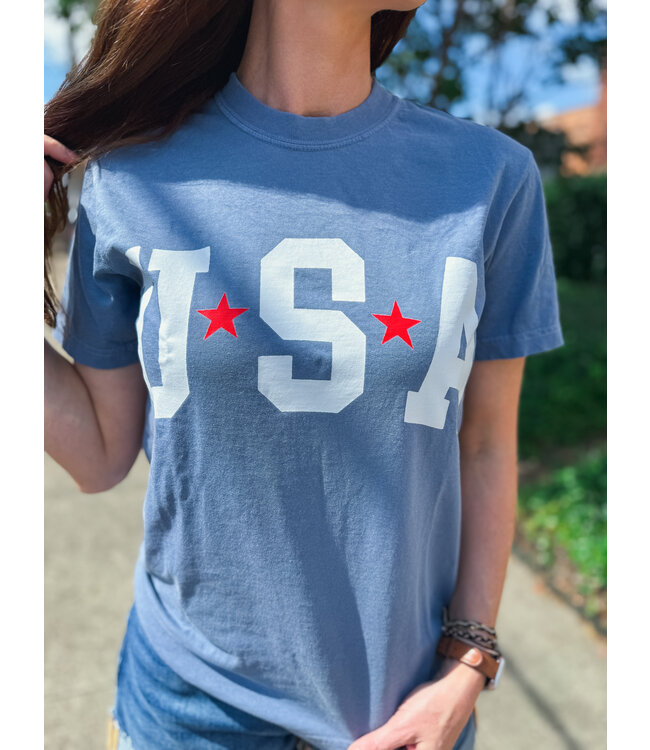 USA Stars Fourth Of July Tee C077