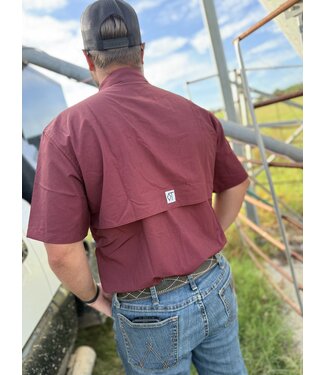 Diamond T Outfitters Cutter Short Sleeve 2.0 Sangria Heather