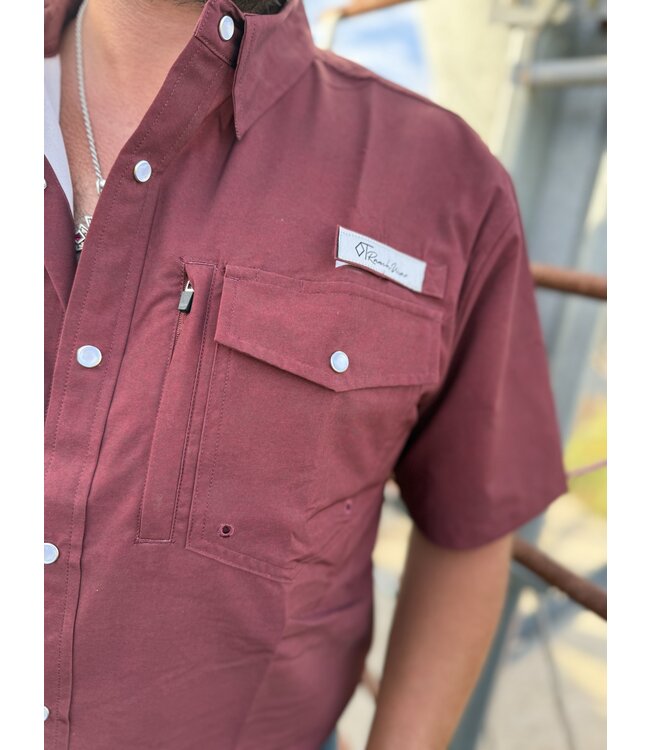 Cutter Short Sleeve 2.0 Sangria Heather