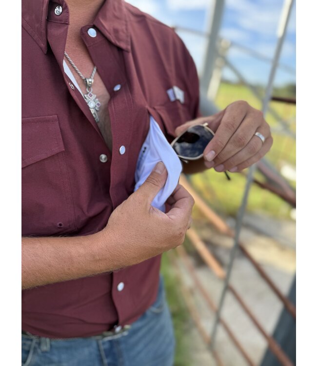 Cutter Short Sleeve 2.0 Sangria Heather