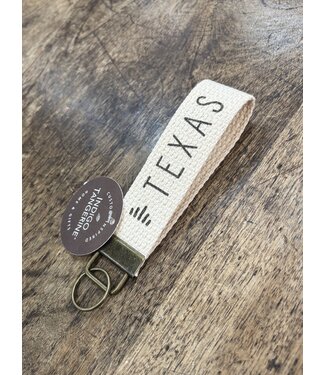 Indigo Tangerine Texas Keychain