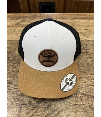 Hooey 2546T-WHBK Primo White/Blue Trucker