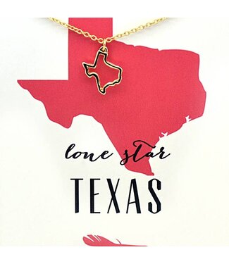 Lucky Feather Gold Texas Necklace