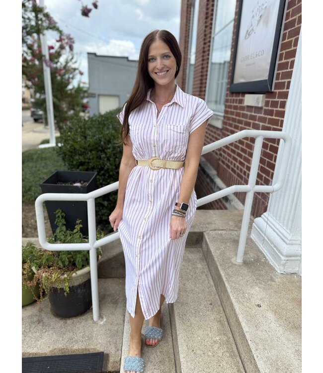 The Belted Midi Dress CR2524