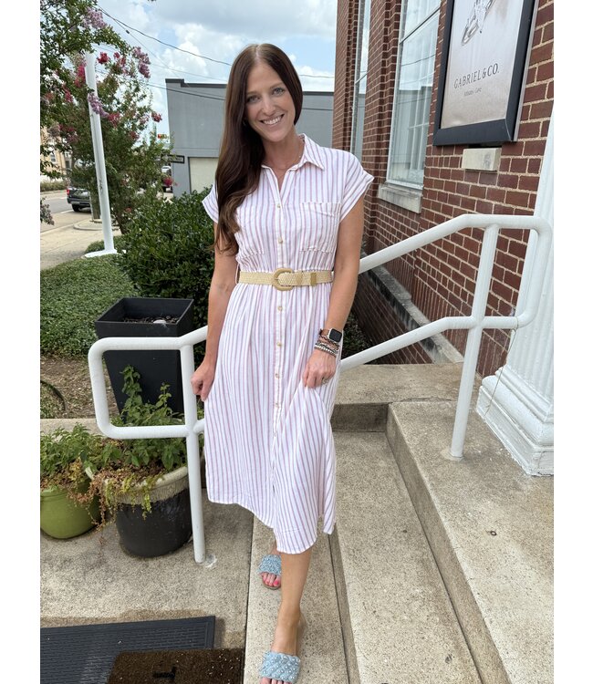 The Belted Midi Dress CR2524