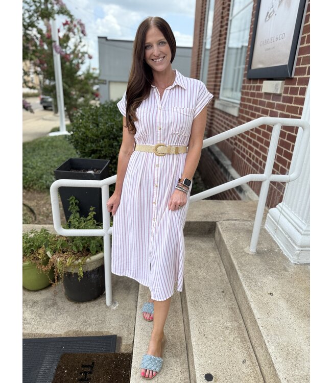 The Belted Midi Dress CR2524