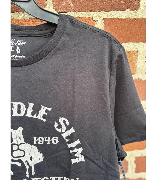 PU21T06933 Graphic Tee Black