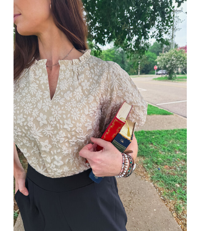 The Oats Balloon Sleeve Top IT3435G