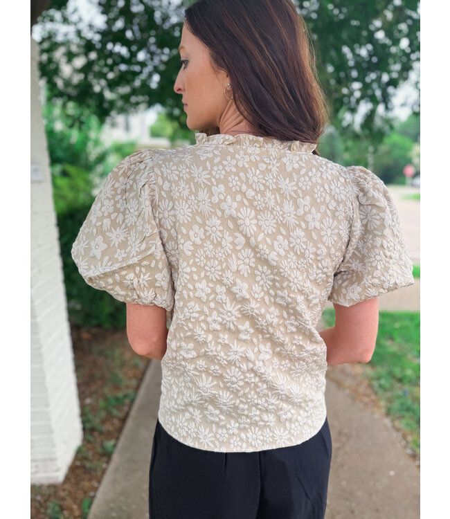 The Oats Balloon Sleeve Top IT3435G