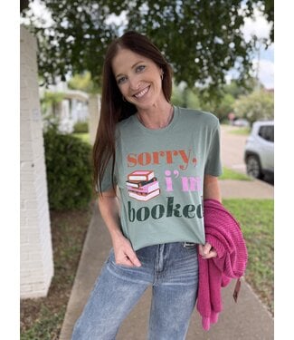 Pierce + Pine Sorry I'm Booked Graphic Tee