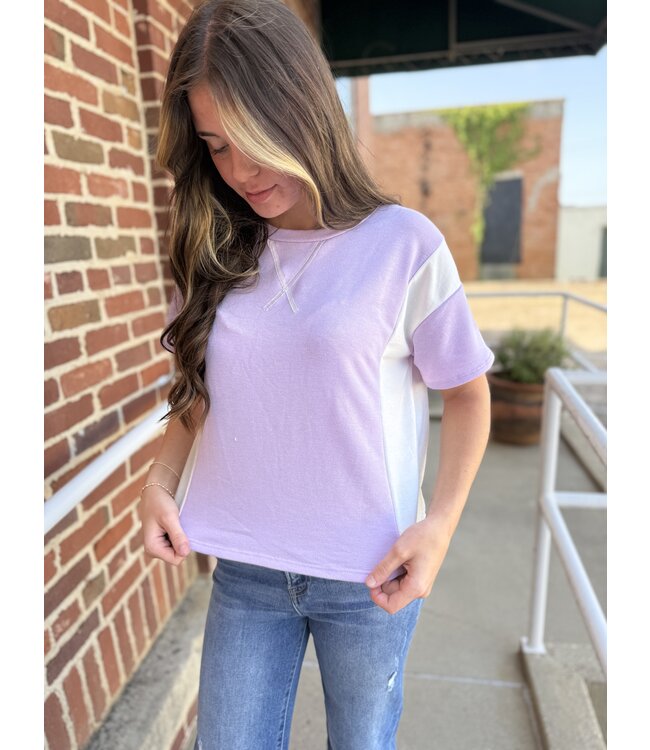 Lovely Melody Amelias Color Block Top 4759