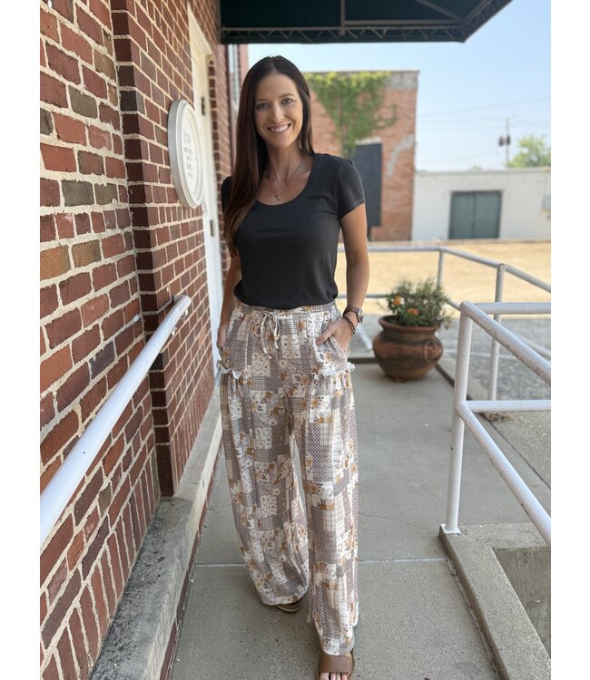 The Patchwork Print Pant 6457S
