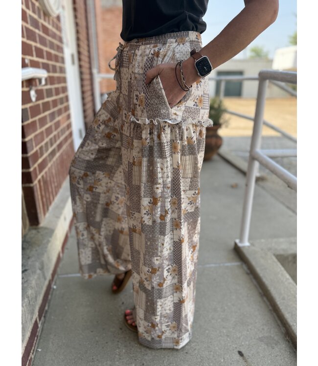 The Patchwork Print Pant 6457S