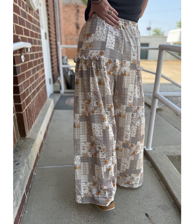 The Patchwork Print Pant 6457S