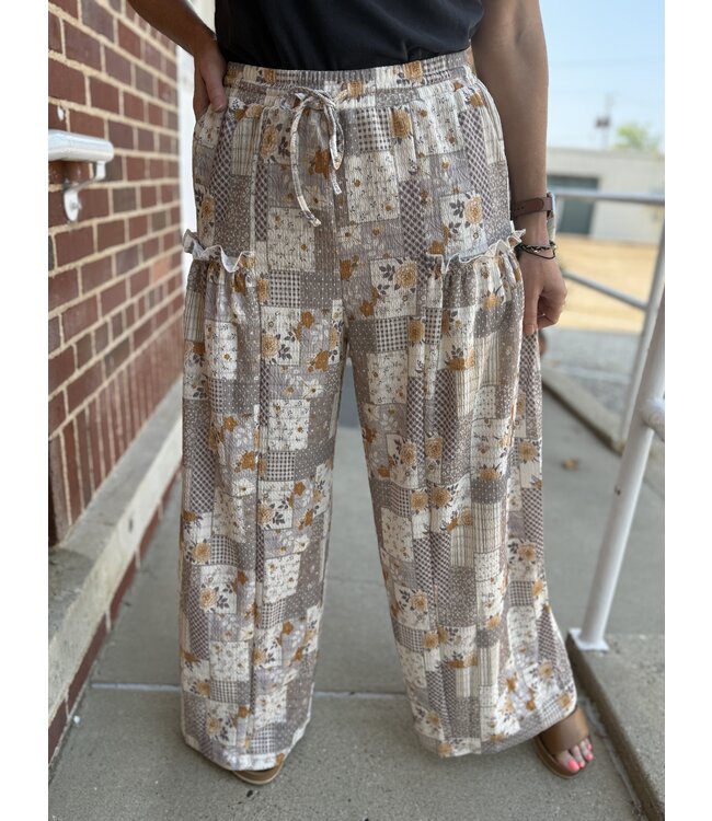 The Patchwork Print Pant 6457S