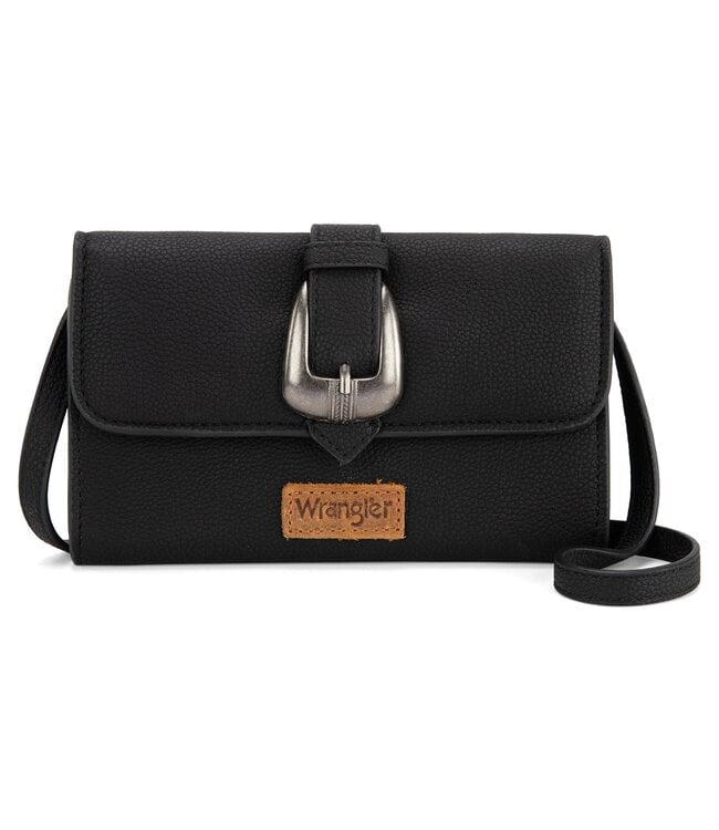 Wrangler Buckle Wallet Black WG168-W012BK