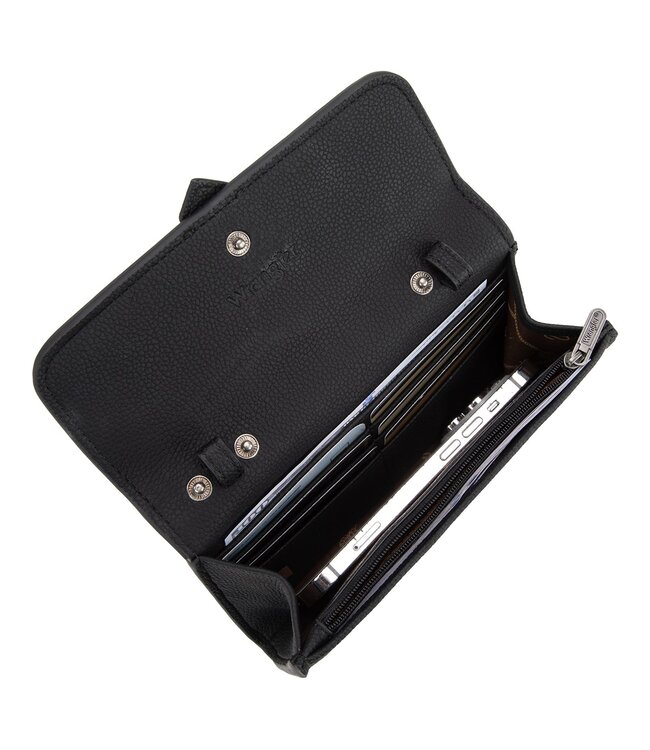 Wrangler Buckle Wallet Black WG168-W012BK