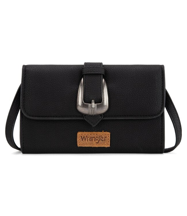 Wrangler Buckle Wallet Black WG168-W012BK