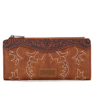 montana west Wrangler Boot Stitch Wallet WG145-212BR