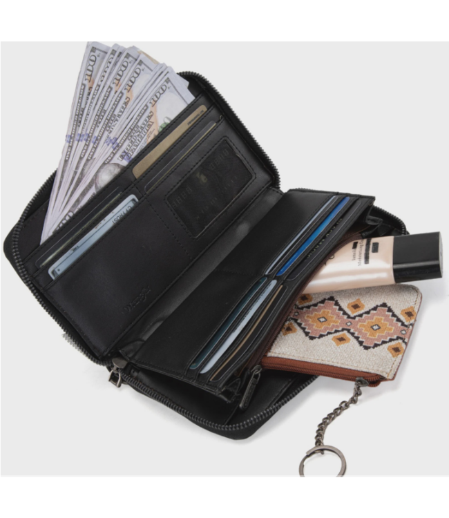 Wrangler Whip Stitch Wallet WG2208-W006BK