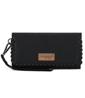 montana west Wrangler Whip Stitch Wallet WG183-W048BK