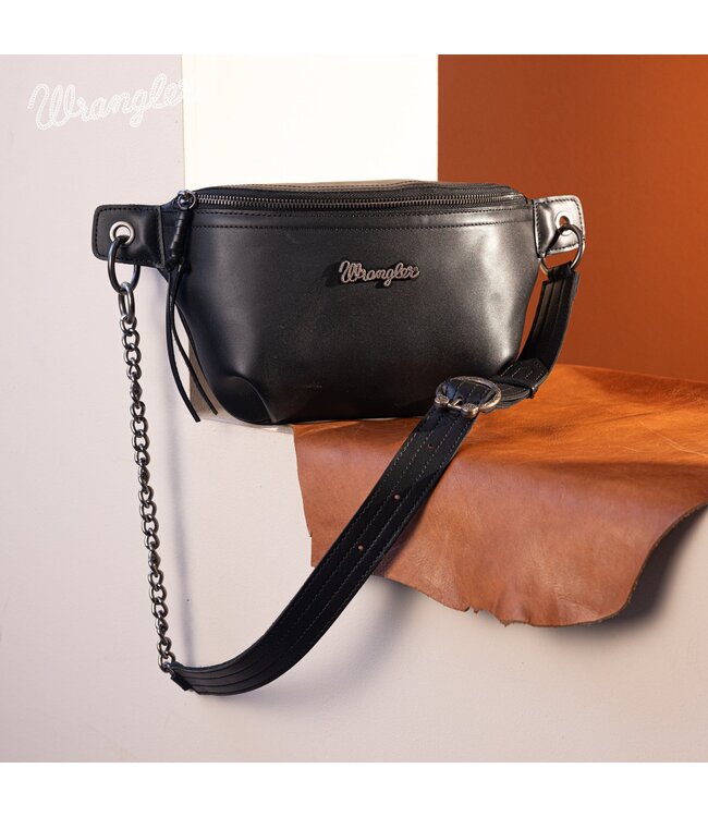 Wrangler Bum Bag Black WG30-194BK