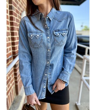 Wrangler 112367313 Vintage Snap Top
