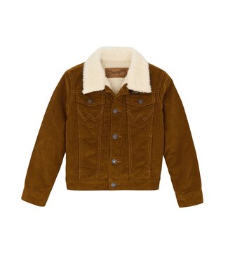 Wrangler 112368289 Boys Corduroy Sherpa Lined Jacket
