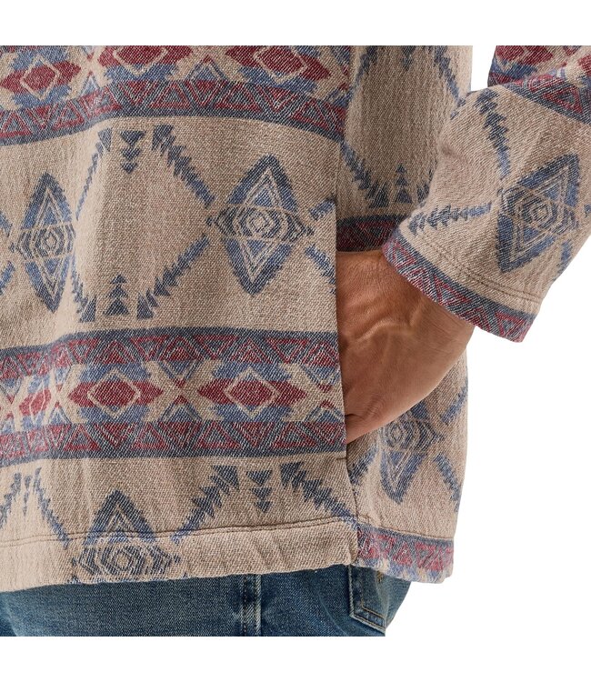 112368214 1/4 Zip Hooded Popover