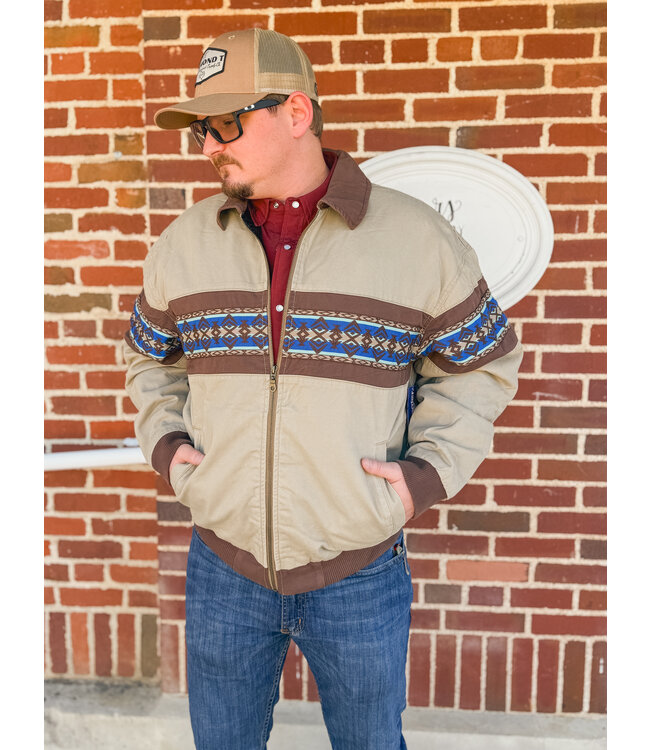 112368287 Aztec Bomber Jacket