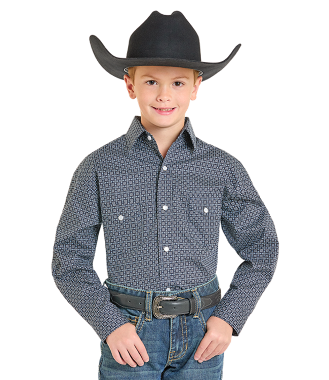 RBN2S07106 LS Snap Navy