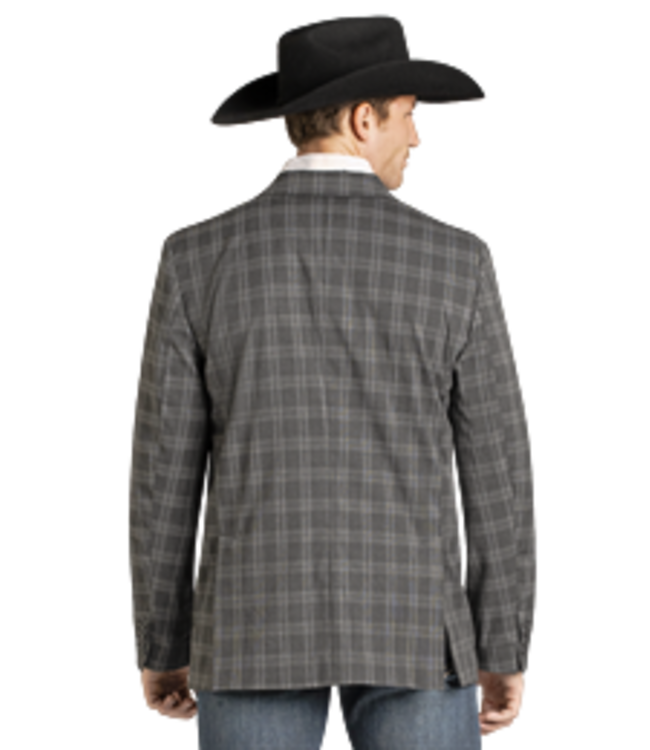BM96C07419 Charcoal Plaid Sports Coat