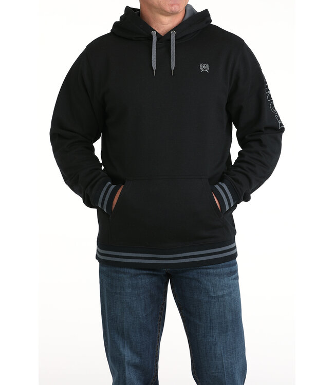 MWK1206033 Fleece Hoodie Black