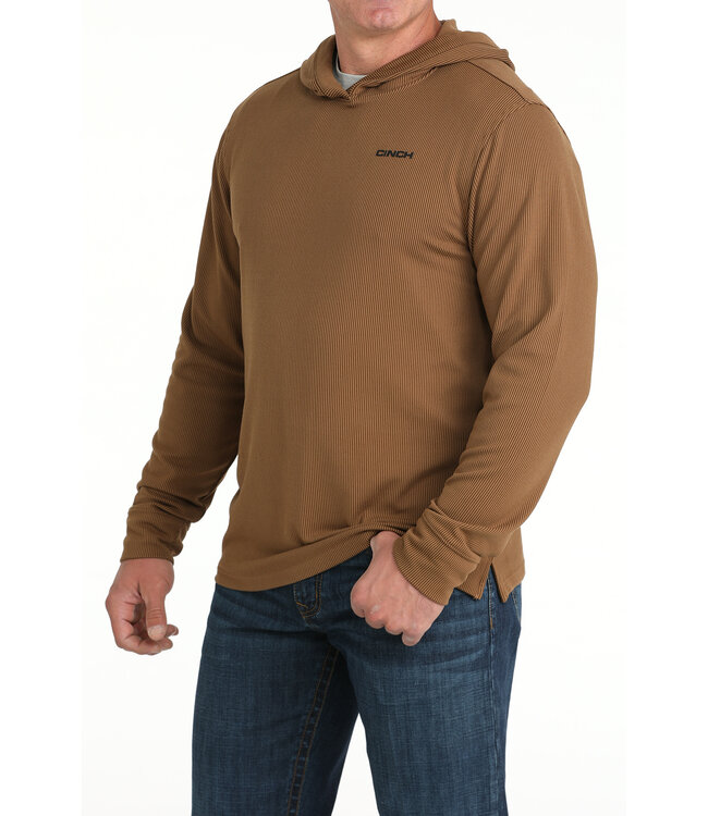 MTK1671001 Knit Hoodie Brown