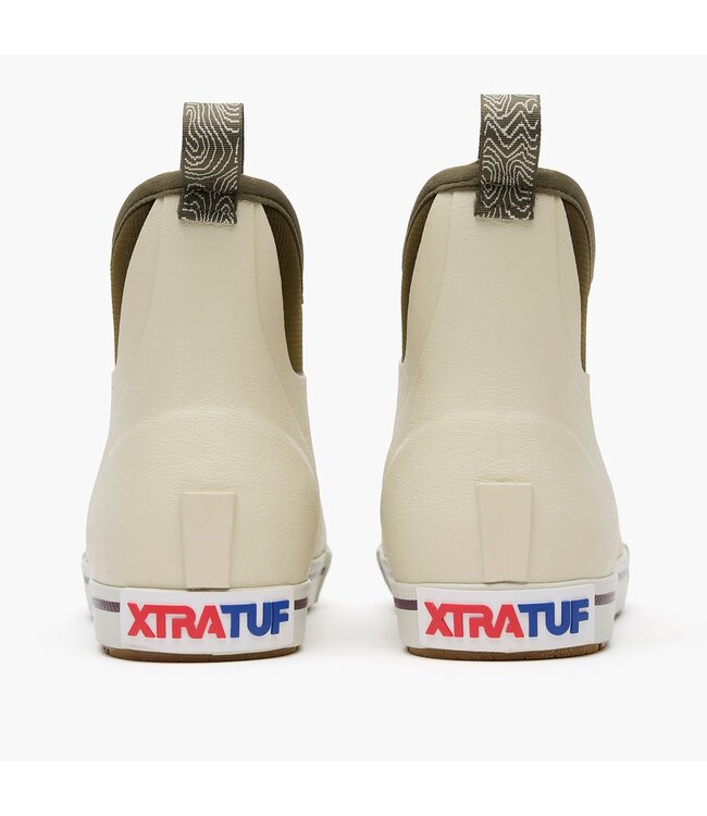 XWADBC10 Deck Boot Bone White/Dark Olive