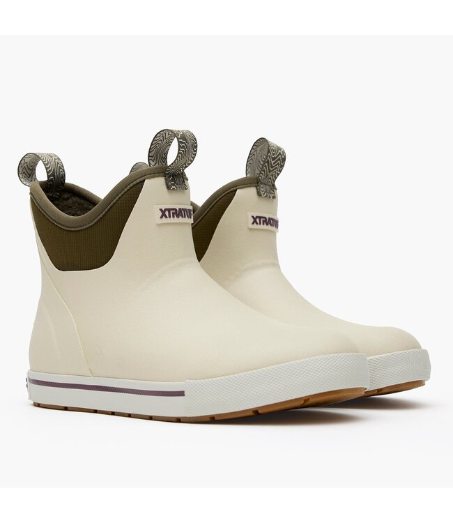 XWADBC10 Deck Boot Bone White/Dark Olive