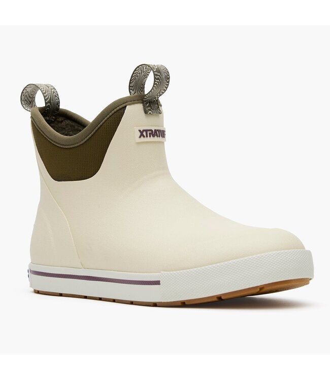XWADBC10 Deck Boot Bone White/Dark Olive