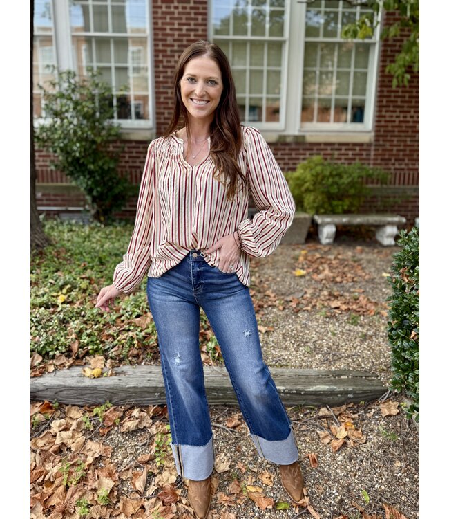 The Burn Out Blouse AT3236