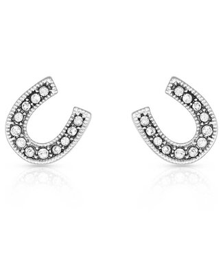 Earring-Silver Horseshoe