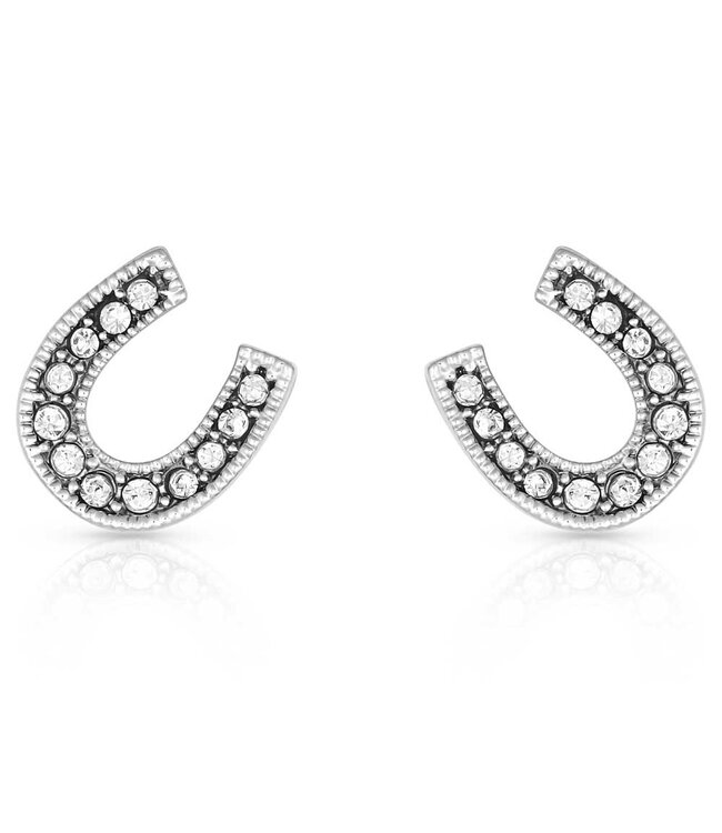 Earring-Silver Horseshoe