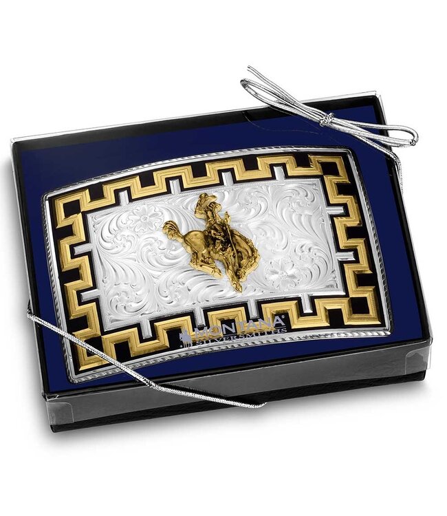 55510-593 Rect TQPnt Bucking Horse