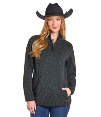 Panhandle Slim DW91C08627 Melange Pullover Black