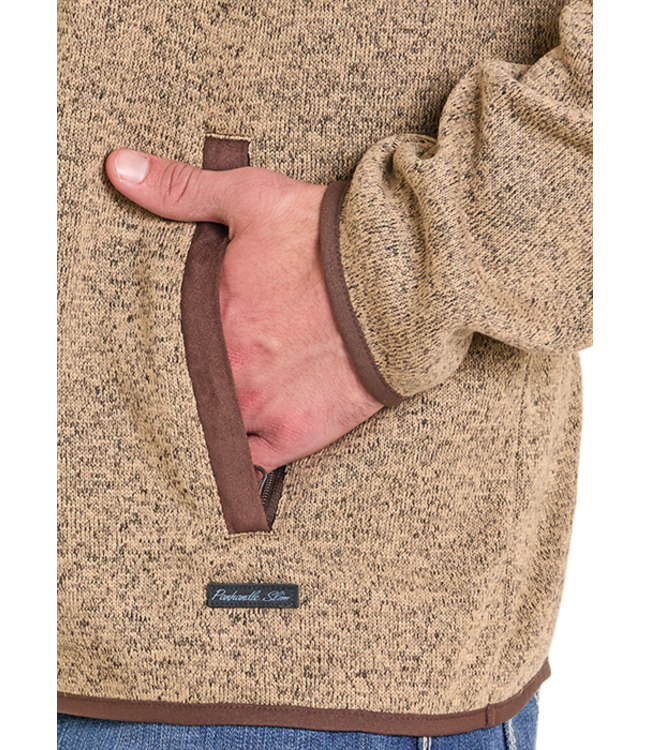 DM91C06180 Henley Pullover Tan