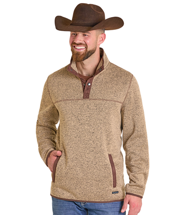 DM91C06180 Henley Pullover Tan