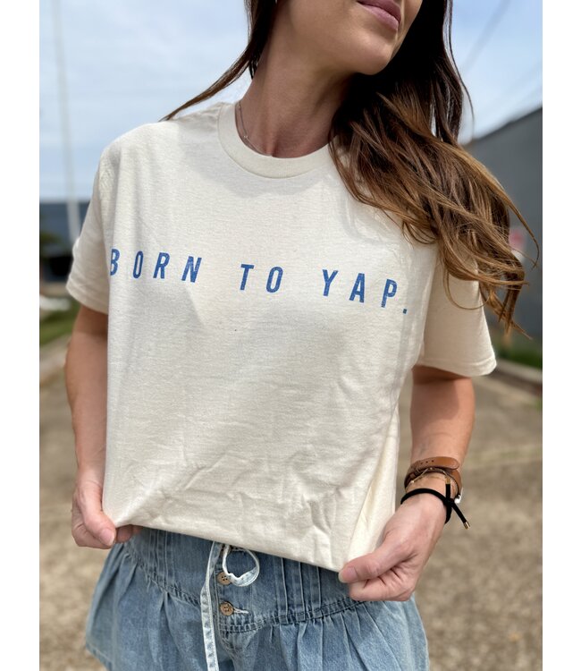 Born To Yap Oversized Graphic Tee