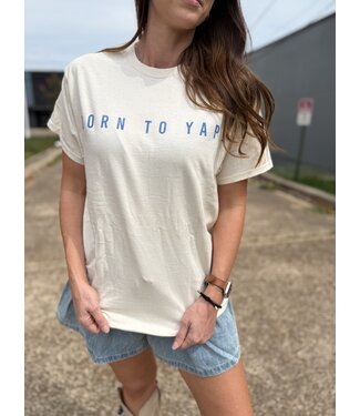wkndr Born To Yap Oversized Graphic Tee
