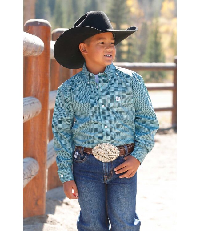 MTW7060391 Boys LS Turquoise