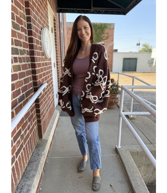 Ribbon Pullover Sweater Cardigan IT1670B